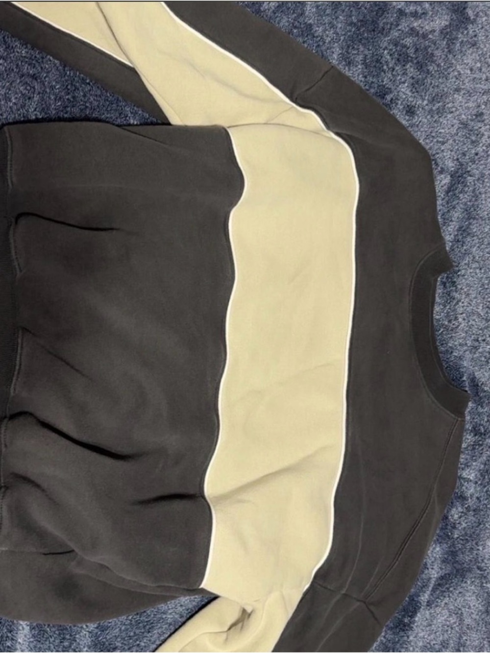 Hollister Black Crewneck Boxy Fit Sweatshirt